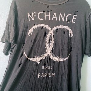 UNIF tee shirt with purposeful holes